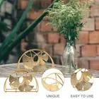Ginkgo Shape Napkin Holder Iron Standing Paper Towel Container Restaurant