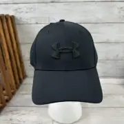 Under Armour UA Men's Black w/black logo Classic Fit XL/2XL Cap Hat NWT