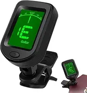 Lmyit Clip On Guitar Tuner | Rechargeable Bass Tuner Clip On - Portable String Instrument Tuning Device For Bass, Ukulele, Banjo And Violin