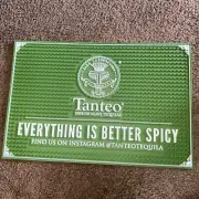 Tanteo Tequila Service Bar Mat Commercial Grade Rubber 12 By 18 Inch New