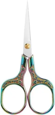 Sewing Scissors Embroidery Crafting Threading Scissors with Leather Scissors Cov