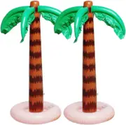 Aniann Inflatable Palm Tree Decoration, 2 Pack Jumbo Coconut Trees Beach Back...