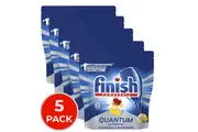 5 x Finish Quantum Ultimate Dishwasher Tablets Lemon Sparkle PK50