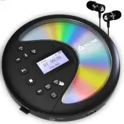 Discover + Portable CD Player Walkman with Long-Lasting Battery + New + with Hea