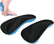 [Generic] Orthopedic Shoe Inserts,Correction Pad Flat Feet Insoles Arch Support Cushion - Plantar Inserts Soft and Comfortable Flat Foot Corrector, Heel Pads for Work Boots, Shoes