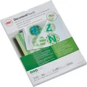 GBC Laminating Pouches A4 2x80 Micron Gloss , Pack of 100 IB585036