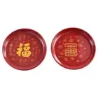 Smooth New Year Fruit Tray Large Capacity Dried Fruit Box Snacks Tray Festive