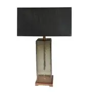 Telbix Lighting Wilson Table Lamp - Antique Brass / Amber