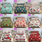 Santa Claus Christmas Single Double Queen King Bed Doona Duvet Quilt Cover Set