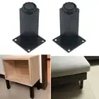 Table Feet High Hardness Anti-rust Adjustable Kitchen Table Square Leg Sturdy