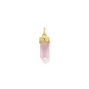 Buy Rose quartz crystal Pendant gold by Thomas Sabo online - THOMAS SABO Australia
