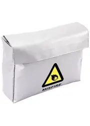 Fireproof and Water Resistant Bag | Silicone Coated Fiberglass Non-Itchy.
