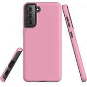 For Samsung Galaxy S21 FE Case Armour Cover, Pink