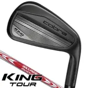Cobra KING FORGED TOUR BLACK DBM Iron set 5-pw / MODUS3 TOUR115 S