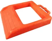 Pallet Jack Chock Heavy Duty Wheel Chock, Pallet Jack Stopper for Truck 14x11x2