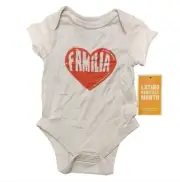 Target Latino Heritage Month Baby Cream and Red Familia New 12M