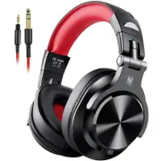 Wired Over Ear Headphone With Mic Studio DJ Headphones Professional Monitor Recording & Mixing Headset For Gaming