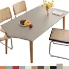 Stretch Waterproof PU Leather Rectangle Tablecloth Table Cover Wipeable Washable