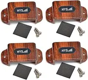 HYS Amateur HT Single Side Radio Car Mount, Car Radio Mounting Kit with Screws for Handheld CB Radio & VHF UHF Walkie Talkie Radios (Packing of 4pcs)