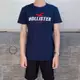 保證正品HCO Hollister 海鷗 大logo 圓領 成人版 短t 短袖 深藍 113【Huang-RL】™