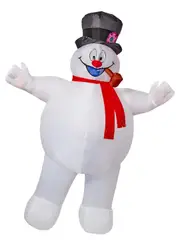 Frosty The Snowman Inflatable Costume - Adult