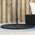 vidaXL Parasol Base Weight with Handle for Cross Stand Parasols 14 kg STP