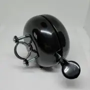 BLACK BICYCLE BELL BIG LOUD HEAVY DUTY DING DONG VINTAGE STYLE