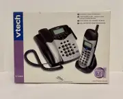 Vtech 2498 2.4 GHz Analog Cordless Phone With Corded Base and Caller ID