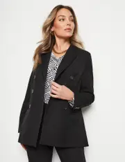 Katies Long Sleeve Blazer Suit Jacket