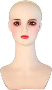 Zialofi Mannequin Head for Cosmetology with Display Cap for Wig and Accessories