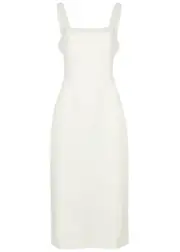 Odd Muse Ultimate Muse Embellished Stretch-crepe Midi Dress - White - S (UK8-10 / S) S (UK8-10 / S)