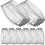 GANAZONO Mosquito Hats Netting 8pcs Pack for Camping Hiking and Outdoor Use Professional Netting Material