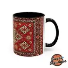Carpet Design Coffee Mug 11oz, Carpet Design cup, Turkish Carpet Design Mug