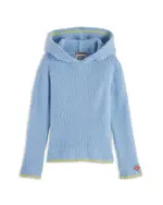 Scotch & Soda Girls' Soft Fluffy Rib Knit Hoodie - Little Kid, Big Kid