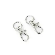 10 Pieces Metal Swivel Clasps Lanyard Snap Hook Lobster Claw