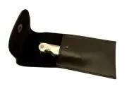 Professional Two Step Rosewood Waiter's Corkscrew with Leather Holster Pouch