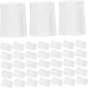 50pcs Perfume Packaging Conversion Head Spa Headband for Washing Face Filter Perfume Top Replacement Perfume Packaging Funnel Perfume Bottle Nozzle Perfume Atomiser Pp Transparent