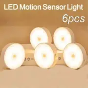 PIR Motion Sensor LEDNight Light USB Rechargeable Night Lamp for Kitchen Cabinet