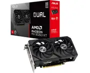ASUS AMD Radeon Dual RX9060XT 8G GDDR6 20 Gbps 128-bit 2.5 Slot 202 x 120 x 49mm DUAL-RX9060XT-8G