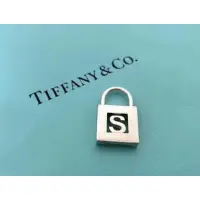 在飛比找蝦皮購物優惠-Tiffany 925 純銀 鎖頭字母項鍊
