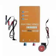 Electric Fence Solar Charger Controller Horse Cattle Poultry Farm Animal Fence Alarm Livestock Tool yellow