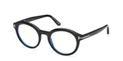 Tom Ford FT6061-B Blue-Light Block 001 Men's Glasses Black Size 50 - Private Health Rebate - Blue Light Block Available