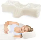Cervical Orthopedic Foam Pillow – Back and Side Sleeping, Firm - Average