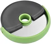 Pizza Cutter Red Green Stainless Steel Cutter Cake Tools Pizza Wheels Scissors Ideal for Pizza, Pies, Waffles and Dough Cookies Pizza Knife,Light Green