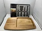 Froma Gourmet Cheese Knives 4 Piece Marble Handles by Prodyne W/cutting Board