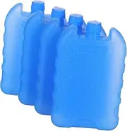 4Pcs Reusable Ice Packs for Coolers Freezer Packs for Lunch Box Long Lasting Ice Block for Camping and Home Strong Insulation and Preservation
