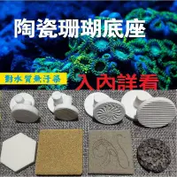 在飛比找蝦皮購物優惠-珊瑚基座 珊瑚SPS 斷肢座 鈕扣基座 珊瑚繁殖支架 珊瑚托