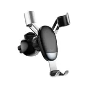 Baseus Black Mini gravity Holder Universal Mount for iPhone Samsung Air vent