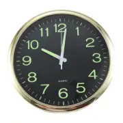 12 Inch Round Luminous Wall Clock Glow in the Dark Non-Ticking Indoor3118