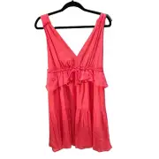 Seed Heritage Mini Dress Size 10 Red Boho V-Neck Summer Casual BNWT RRP: $99.95